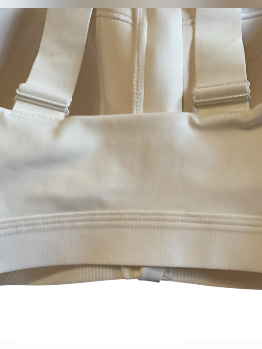 all in motion White Front-Zip High Support Sports Bra - Picture 3 of 5